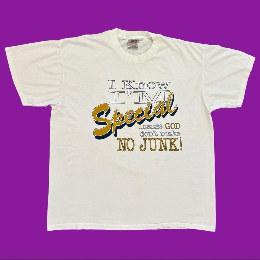 90s “I Know I’m Special… No Junk!” Tee